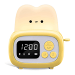 1 PCS Timer Clock Toaster Lamp Easy to Use for Kids Yellow E6F17314