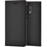 Official Nokia 6 Slim Flip Cover Case Black - CP-301