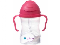 B.Box Innovative Water Bottle with Straw Raspberry New 240ml 6m + B.Box