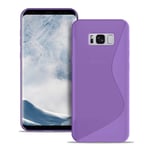 Cell Phone Case In Purple For Samsung Galaxy S8 Plus | Ultra-Slim Mat Case |