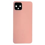 For Google Pixel 4 Replacement Battery Cover with Camera Lens & Adhesive (Pink)