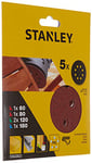 STANLEY sta32022-xj Disque de l'abrasif 5pièce (s) Accessoire pour ponceuse – Accessoires pour abrasif (5 pièce (s))