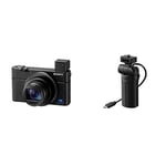 Sony RX100 VII | Advanced Premium Bridge Camera (1.0-Type Sensor, 24-200 mm F2.8-4.5 Zeiss Lens, 4K Movie Recording and Flip Screen) & VCT-SGR1 Shooting Grip - Black