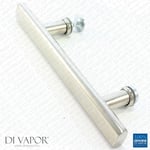 Di Vapor (R) 140mm Shower Door Handle | 14cm Hole to Hole | Stainless Steel