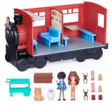 Wizarding World Harry Potter, Magical Minis Hogwarts Express Train Toy Playset with 2 Exclusive Figures, 10 Accessories, Kids’ Toys for Ages 6 and up