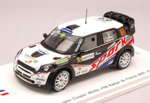 1:43 Spark Mini John Cooper N.69 Rally De France 2012 Dumas-Baumel SF040 Model