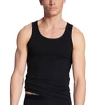 Calida Pure and Style Athletic Shirt Svart bomull Large Herr