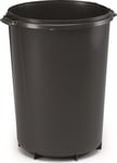 Durabin rund avfallshink | 40 l | Svart