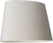 Sammet Lampskärm Oval 25cm Beige