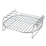Double Layer BBQ Rack Skewers Baking Tray for Philips Air Fryer UK