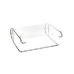 R-GO Steel Essential Monitor Stand-Silver