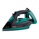 Tower  3100W Steam Iron Ceraglide T22021TL with 3 Metre Cord 35g/170g Steam Shot