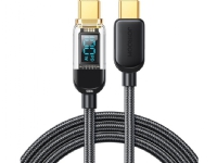 Joyroom USB C - USB C 100W kabel för snabbladdning och dataöverföring 1,2 m svart (S-CC100A4)