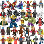32 Pi¿¿Ces Dc Super-H¿¿Ros S¿¿Rie Ensemble Avengers Mini Figurines Collection Iron Man Loki Thor Thanos Blocs De Construction Briques Poup¿¿E Jouet Pour Enfant
