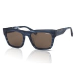 Superdry Sunglasses SDS-5011 Men's 106 Demin Blue Horn/Solid Brown