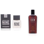 American Crew Nine Fragrance 75 ml + Crew 3 IN 1 shampoo, conditioner and body wash 450 ml-Man
