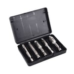 New Nickel Screw Stud Bolt Easy Extractor Remover Drill Tool Se 5pcs
