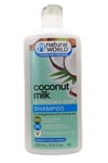 Natural World Coconut Milk Shampoo 500ml Hydration and Shine