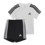 adidas Essentials Sport Set Unisex Baby, White/Black, 9-12 Months