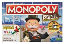 Hasbro Gaming Monopoly Voyage Autour du Monde, pour Famille et Enfants, dès 8 Ans, avec pions-tampons encreurs et Plateau effaçable à Sec, Multicolore, L
