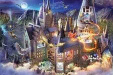 Ravensburger - Puzzle Adulte - Puzzle 3000 pièces - Vue sur Le château de Poudlard/Harry Potter - Adultes et Enfants à partir de 14 Ans - Puzzle de qualité supérieure fabriqué en Europe - 17561