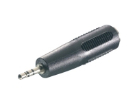 SpeaKa Professional SP-7870260 Jack Audio Adapter [1x Jackstik 2,5 mm - 1x Jacktilslutning 3,5 mm] Sort
