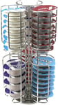 48 Coffee Pod Tassimo Capsule Holder Dispenser Stainless Steel Stand Rack Tower