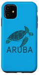 iPhone 11 Sea Turtle Aruba One Happy Island beautiful sunset beach Case