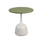 Cane-Line - Soffbordsunderrede liten - Glaze - Sand/Bordsskiva dia. 45 cm - Drop, Glaze, Go - Olive Green - Soffbord utomhus - Grön