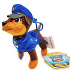 Chase Paw Patrol Movie Dog Bag Clip Coin Purse Soft 15 Cm Plush Toy Keyring