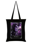 Deadly Tarot Tote Bag Legends Pegasus Black 38x42cm