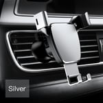 Mobile Phone Bracket Tablet Holder Car Air Outlet Silver