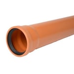 Wavin PVC kloakrør SN8 160 mm - 200 cm