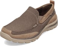 Skechers Superior Milford, Sneakers basses homme, Marron (Light Brown Ltbr), 46