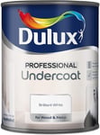 Dulux Professional Undercoat Paint Wood Metal One Coat 750ml - Brilliant White