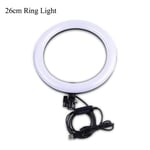 showsing 16cm/26cm Ring Light LED Camera Photography Lamp with Bluetooth&120cm Tripod&Phone Holder-5600 K