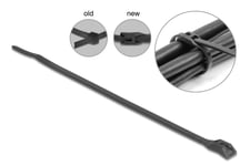 Delock - Kabelsamlare - 11 Cm - Svart (Paket Om 100)