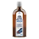 Osavi - Norwegian Cod Liver Oil + D3 Variationer 1000mg Omega 3 (Lemon) - 250 ml.