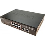 PLANET Technology Corp. Planet GSD-1008HP switch 10" 10P gigabit dont 8 PoE+ 120W