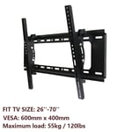 TV Wall Bracket Mount Tilt Slim 26"-70" 3D Plasma Television LCD LED 600x400mm