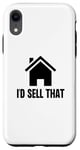 Coque pour iPhone XR Je vendrais cet agent immobilier, une maison et un logement