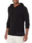 Hugo Boss Men's Identity Long Sleeve Lounge T-Shirt Undershirt, Slate Black, XL