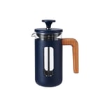 La Cafetiere Pisa Navy Cafetiere with Wooden Handle - 3 Cup