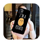 PrettyR Food Cute Brown Potato DIY Printing Phone Case cover Shell for iPhone 11 pro XS MAX 8 7 6 6S Plus X 5S SE 2020 XR case-a9-For iphone XR