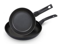 Prestige Frying Pans in Aluminium Non Stick Cookware Set, 21 & 29 cm - Pack of 2