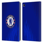 Head Case Designs Officially Licensed Chelsea Football Club Super Graphic Crest Leather Book Flip Case Cover Compatible With Samsung Galaxy Tab S6 Lite