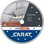 Carat diamantklinga CDZS, turbosegment, ø230/22,2 mm
