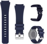 Simpleas compatible with Huawei Watch GT/GT 2e / GT 2 (46mm) Watch Strap, Soft Silicone Waterproof Replacement Strap (22mm, Midnight Blue)