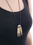 3 Three Bullet Necklace Pendant Chloe Price Life Is Strange Long Cord Cosplay