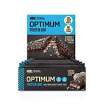 Optimum Nutrition Protein Bar with Whey Protein Isolate, Low Carb High Protein Snacks with No Added Sugar, Cookies and Cream, 10 Bar (10 x 62 g)
